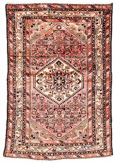 Semi-Antique Hamadan Rug, Persia: 4'7'' x 6'10''