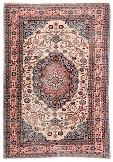 Antique Ferahan Rug, Persia: 3'10'' x 5'8''