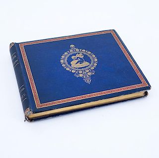 1869 Edition Book "Odes Of Anacreon" Hardcover, gilt edges. Binder's label in back cover: 'Bound by