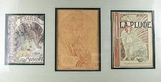 Alphonse Mucha (Czech, 1860-1939) Magazine Covers