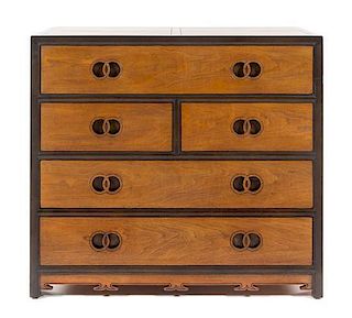 Michael Taylor (American, 1927-1986), Baker, 1960s, a 5-drawer chest