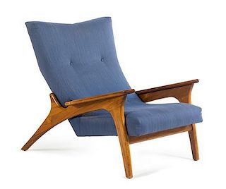 Adrian Pearsall (American, 1925-2011), Craft Associates, USA, 1950s, lounge chair
