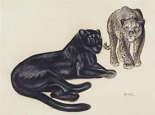 Georges Guyot, (French, 1885-1973), Panther/Leopard