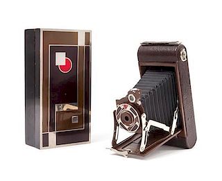 Walter Dorwin Teague (American, 1883-1960), Eastman-Kodak Company, c.1930, a Kodak 1A Gift model camera