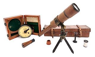 * A Davon Portable Tripod Telescope Length of scope 14 inches.