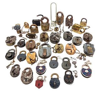 * A Collection of Padlocks