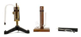 * A Group of Two Glass Medical Measuring Instruments Height of taller 7 inches.