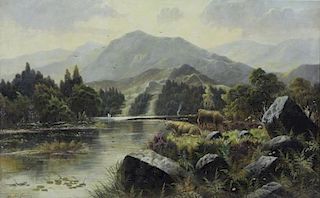 CAMERON, Douglas. Oil on Canvas. Scottish
