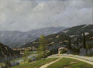 DELCROIX, Giacomo. Oil on Canvas. Italian