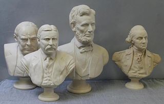 A Group of Historical Figure Composition Busts