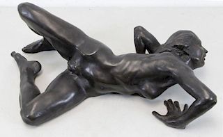 VAUDEL, Martine. Bronze Sculpture. Female Nude.