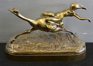 Gilt Bronze Sculpture