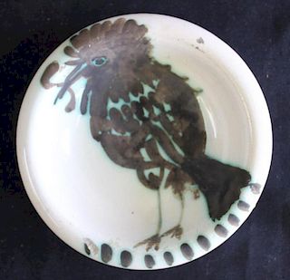 PICASSO, Pablo. Madoura Ceramic. "Bird with Worm".