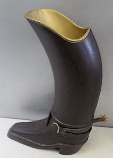 Antique  Advertising ?Leather Boot with Spur.