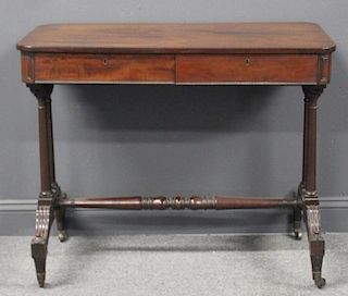 Antique Mahogany Sofa Table.