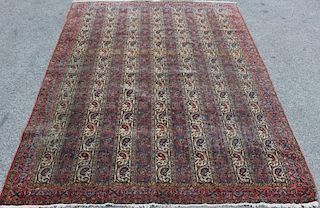 Antique and Finely Hand Woven Persian Carpet.