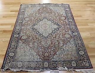 Antique and Finely Hand Woven Tabriz Area Carpet