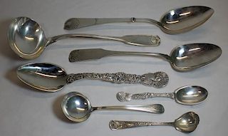 STERLING. Grouping of Large Silver Serving Pcs.