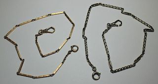 JEWELRY. 14kt Gold Watch Fob Grouping.