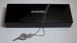 JEWELRY. Italian Chanel Snake Form Necklace.