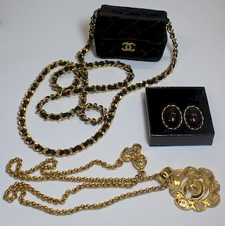 JEWELRY. Chanel Jewelry and Accessory Grouping.