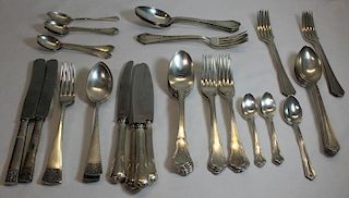 SILVER. Large Grouping of Assorted Continental