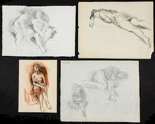 4 Moses Soyer (1899-1974) Drawings