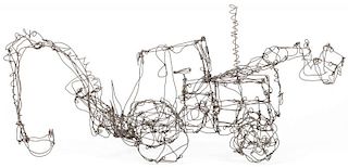 Thai Varick (1941-2001) Backhoe Wire Sculpture