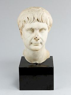 Roman Emperor marble bust of Caligula