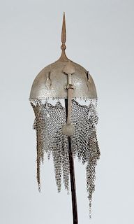 A Persian Warriors Iron Helmet