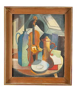 Cubistic Artist around 1950