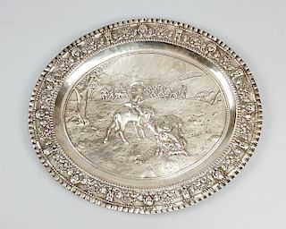 Spanish silver plate