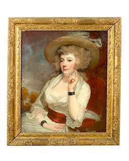 George Romney (1735-1802)-attributed