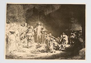 Rembrandt Harmenszoon van Rijn (1606-1669) – etching