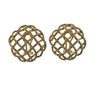 Buccellati 18K Gold Earrings