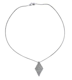 Damiani 18K Gold Diamond Pendant Necklace