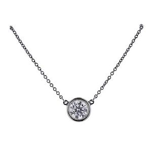 Tiffany &amp; Co Peretti 0.76ct Diamond by the Yard Platinum Necklace