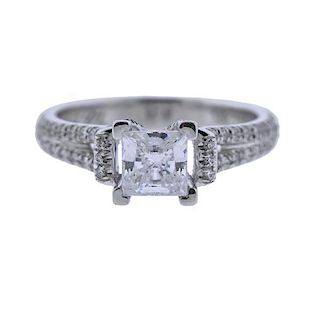MIchael M. 18K Gold Diamond Engagement Ring Seeting