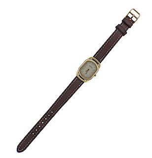 Hermes Gold Plated Steel Quartz Watch