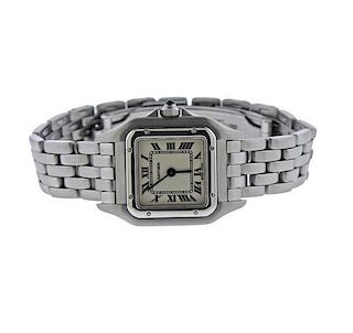 Cartier Santos Stainless Steel Quartz Watch 3333