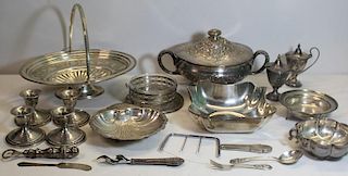 STERLING. Assorted Hollow Ware and Flatware