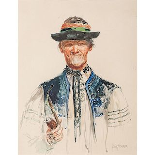 Paul Ashbrook (Cincinnati, 1867-1949), Watercolor