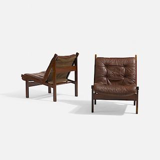 Torbjorn Afdal, lounge chairs, pair