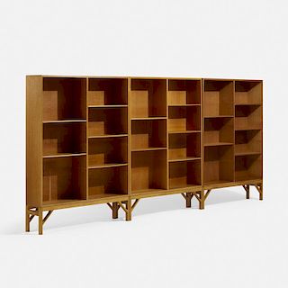 Borge Mogensen, bookcases, set of three