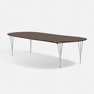 Arne Jacobsen, Piet Hein and Bruno Mathsson, Ellipse dining table