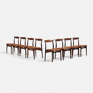 Erik Worts, dining chairs, set of eight