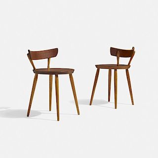 Danish, chairs, pair