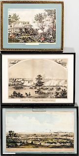 Three Framed Civil War Prints