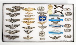 Group of Wings and Medals