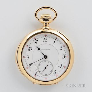 Benedict Brothers 18kt Gold Minute Repeater Open-face Watch
